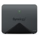 Synology MR2200AC router inalámbrico Doble banda (2,4 GHz / 5 GHz) Gigabit Ethernet 3G 4G Negro MR2200AC